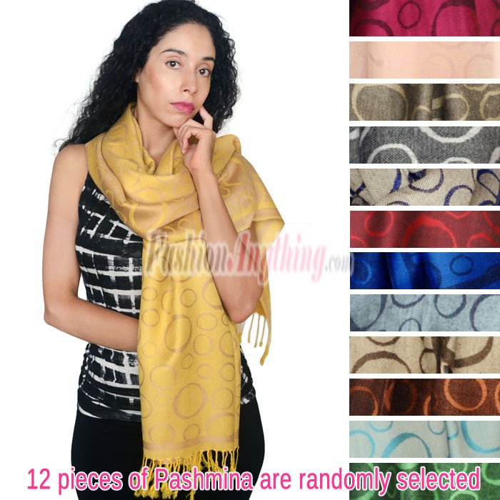 (image for) Circle Design Pashmina 1 DZ, Asst. Color