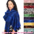 (image for) Rose Border Pashmina 1 DZ, Asst. Color