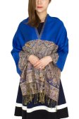 (image for) Luxury 2ply Pasiley Pashmina 1 DZ, Asst. Color