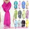 (image for) Lightweight Pashmina Wrap 1 DZ, Asst. Color