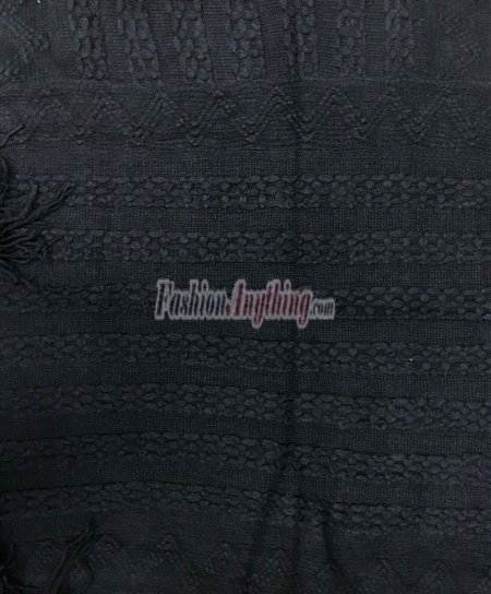 (image for) Solid Knit Poncho Black