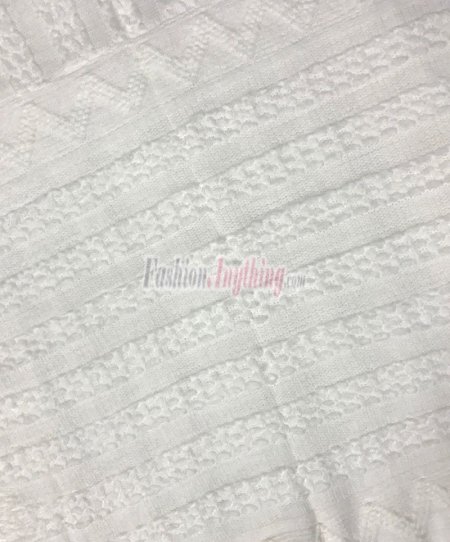 (image for) Solid Knit Poncho White