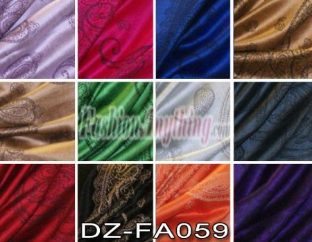 (image for) Simple Pasiley Pashmina 1 DZ, Asst. Color