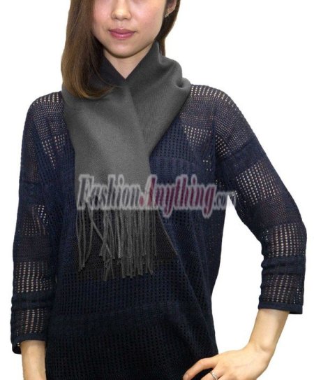 (image for) Winter Cashmere Feel Scarf Charcoal