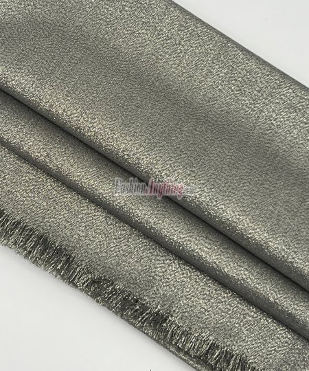 (image for) Jacquard Paisley Pashmina 2-Ply Brown