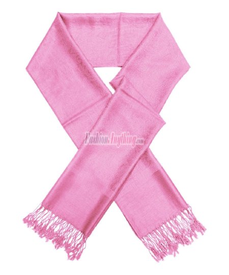 (image for) Paisley Jacquard Pashmina Pale Magenta