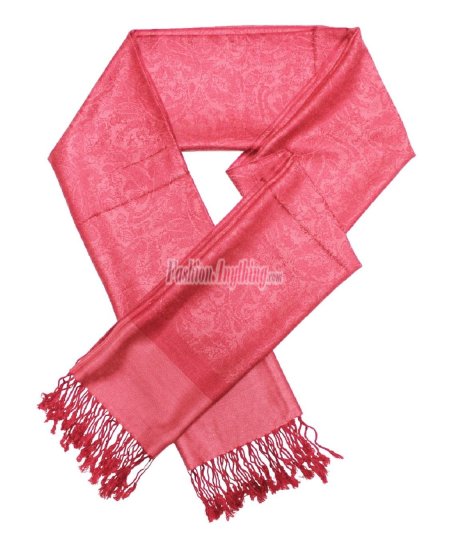 (image for) Paisley Jacquard Pashmina Baby Red