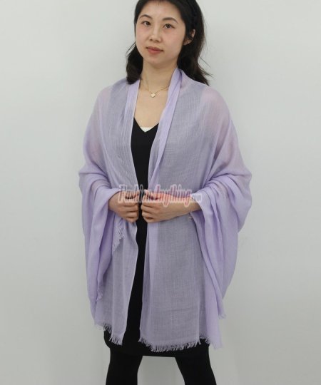 (image for) Solid Lightweight Scarf Lavender