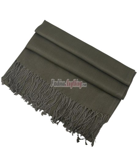 (image for) Silky Soft Solid Pashmina Scarf Light Taupe