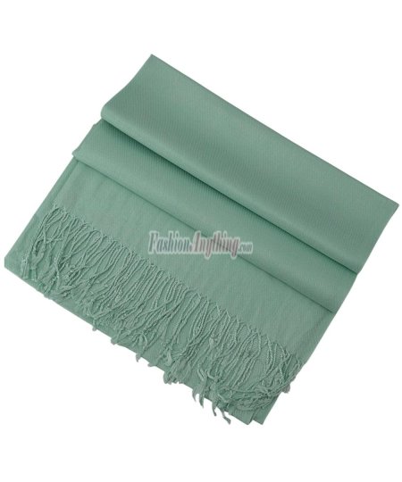 (image for) Silky Soft Solid Pashmina Scarf Tiffany