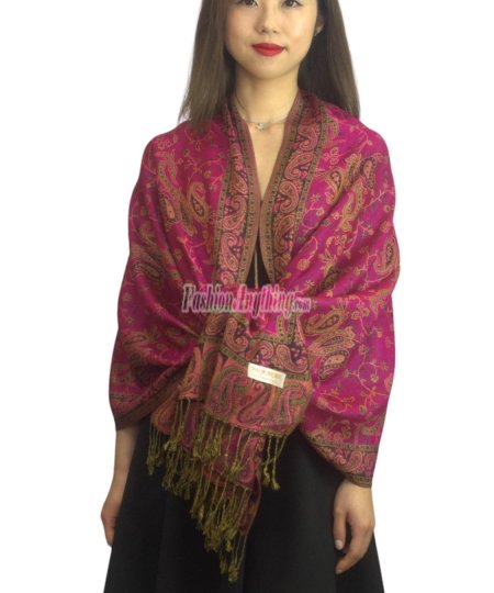 (image for) Jacquard Paisley Pashmina 1 DZ, Asst. Color