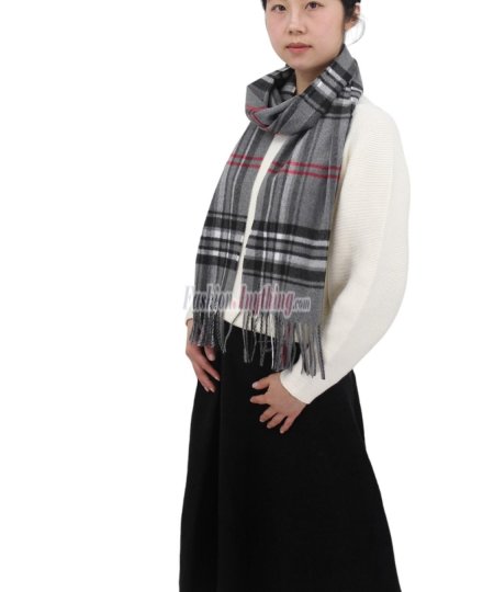 (image for) Cashmere Feel Classic Scarf Grey