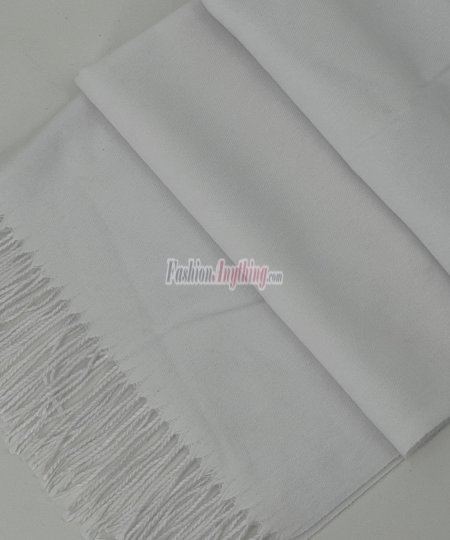 (image for) Winter Cashmere Feel Wrap White