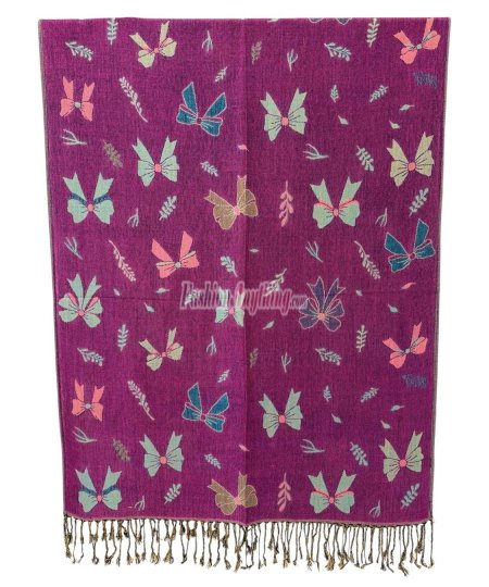 (image for) Bowknot Pattern Pashmina SF24139 1 DZ, Asst. Color