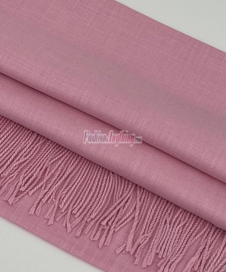 (image for) Lightweight Pashmina Scarf Pink