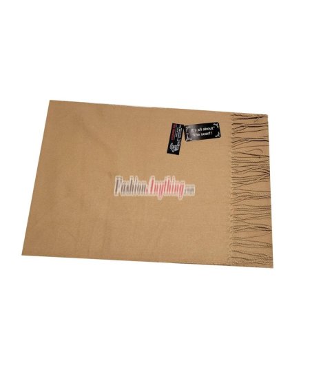 (image for) Solid Cashmere Feel Scarf Camel