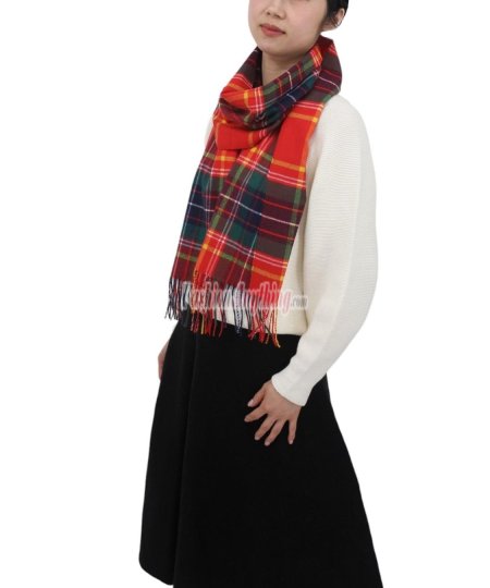 (image for) Cashmere Feel Classic Scarf Red/Green/Yellow