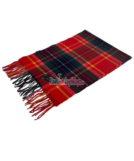 (image for) Cashmere Feel Classic Scarf Red/Green/Yellow