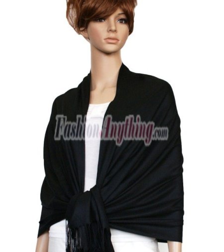 (image for) Black Pashmina Scarf