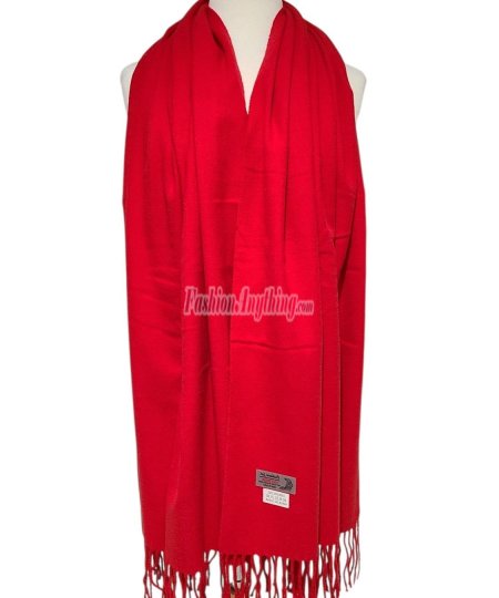 (image for) Winter Cashmere Feel Wrap Red