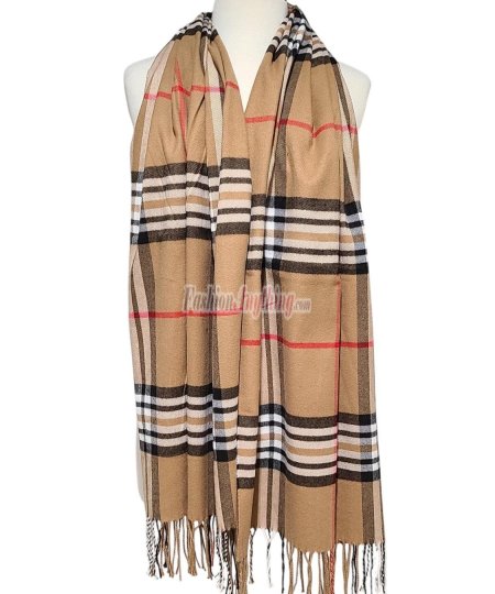 (image for) Winter Cashmere Feel Wrap Beige
