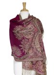 (image for) Phoenix Tail Thicker Label Pashmina Hot Pink