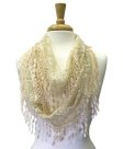 (image for) Infinity Lace Scarf Beige