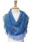 (image for) Infinity Lace Scarf Blue