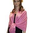 (image for) Paisley Jacquard Pashmina Medium Pink