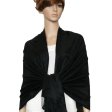 (image for) Multi Circle Soft Pashmina Black