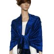 (image for) Multi-Circle Soft Pashmina Royal Blue