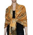 (image for) Multi-Colored Circle Pattern Pashmina Gold