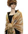 (image for) Metallic Paisley Pashmina Gold