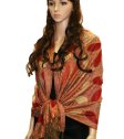 (image for) Colorful Paisley Scarf Red