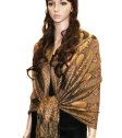 (image for) Colorful Paisley Scarf Bronze / Gold