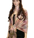 (image for) Colorful Paisley Scarf Pale Violet Red