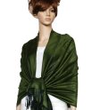 (image for) Simple Pasiley Pashmina Army Green