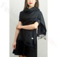 (image for) Simple Pasiley Pashmina Black