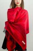 (image for) Simple Pasiley Pashmina Red