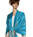 (image for) Simple Pasiley Pashmina Teal