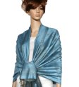 (image for) Simple Pasiley Pashmina Sky Blue