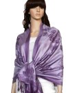 (image for) Rose & Leaf Pashmina Light Purple