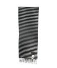 (image for) Woven Cashmere Feel Houndstooth Scarf Black/White