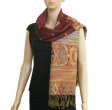 (image for) Luxury Rainbow Pashmina Burgundy