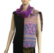 (image for) Luxury Rainbow Pashmina Violet Red