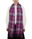 (image for) Woven Cashmere Feel Classic Scarf Purple