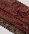 (image for) Paisley Patterned Pashmina Dark Red
