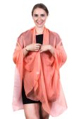 (image for) Light Solid Chiffon Shawl Light Orange