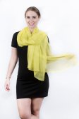 (image for) Light Solid Chiffon Shawl Yellow