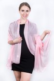 (image for) Light Solid Chiffon Shawl Light Pink